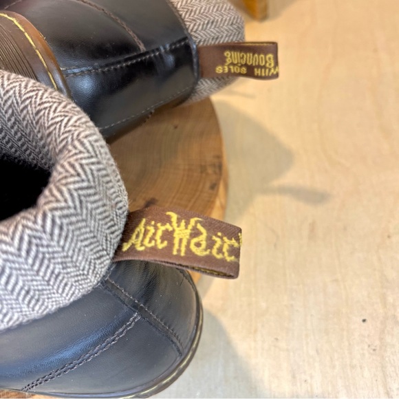 *Dr. Martens | Maelly Brown Boots with Herringbone Collar Size 10.5 - Picture 4 of 14